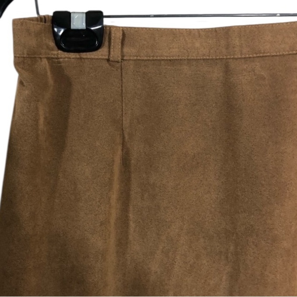 CLICK - SIZE 12 - TAN - VINTAGE PENCIL SKIRT (PANTS ONLY) - EXCELLENT COND-B9 - Picture 7 of 11